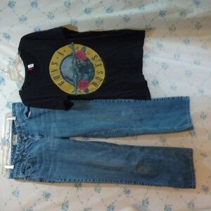 G&R tee LL Bean Jeans